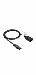 Akyga kabel prodlužovací napájecí k PC, 250V, IEC C7 / C14, 1,5m