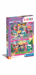 CLEMENTONI Puzzle Superčíči 24811, 27 cm x 18,5 cm