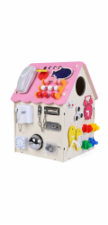 2Kids Toys Activity board Domeček růžový