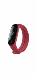 Silikonový řemínek FIXED Silicone Strap pro Xiaomi Mi Band 3/4, růžový