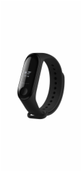 Silikonový řemínek FIXED Silicone Strap pro Xiaomi Mi Band 3/4, černý