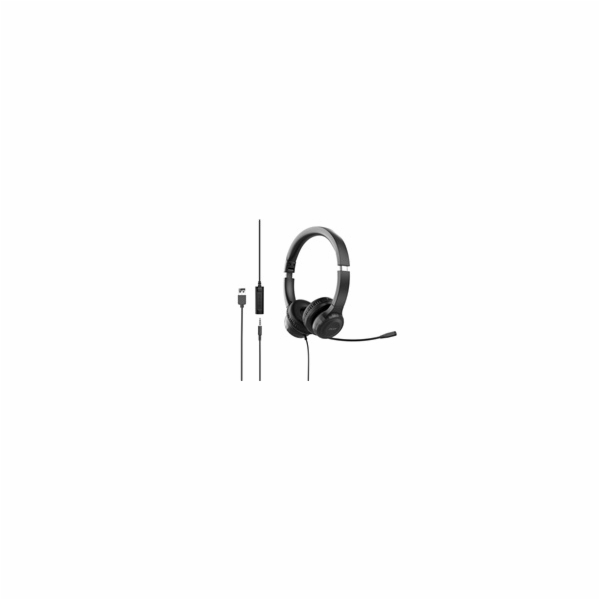 Acer Office Headset AHW154/Stereo/Jack/Drát/Černá