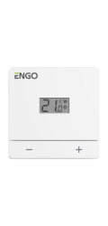 Engo Engo drátový regulátor teploty, bílý, bateriový, EASYBATW