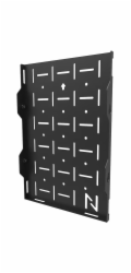 Neomounts - Upevňovací komponent (úložný panel) - pro AV systém - ocel - černá - přimontovatelný ke zdi