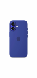iPhone 16 Silicone Case with MS - Ultramarine