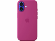 iPhone 16 Silicone Case with MS - Fuchsia