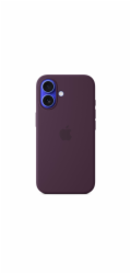 iPhone 16 Silicone Case with MS - Plum