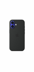 iPhone 16 Silicone Case with MS - Black