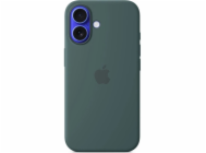 iPhone 16 Plus Silicone Case with MagSafe - Lake Green