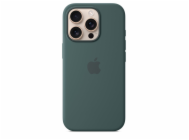 iPhone 16 Pro Silicone Case with MagSafe - Lake Green,Model A3315