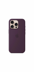 iPhone 16 Pro Silicone Case with MS - Plum