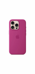 iPhone 16 Pro Max Silicone Case with MagSafe - Fuchsia