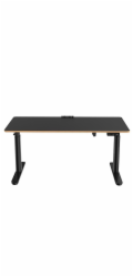 Ultradesk Dětský psací stůl, elektricky nastavitelný, 120X60 cm, 55-81 cm, PULSAR, černý, ULTRADESK