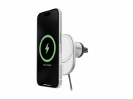 Belkin Boost Charge Pro Magnetic Wireless Car Charger with Qi2 15W + 20W Charger - Gray
