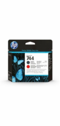 HP 744 Tisková hlava, černá a červená, F9J88A