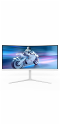 Philips Evnia 34M2C5501A (86.4 cm (34 Zoll), weiß, WQHD, VA, Curved, Ambiglow, Dynamic Lighting, USB-Hub, 180Hz Panel)