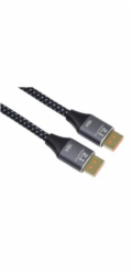 Kabel DisplayPort 2.1, 16K@60Hz, kovové a zlacené konektory, 2m