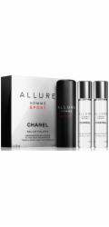 Chanel Allure Homme Sport EdT 3x20 ml Pro muže plnitelný flakón