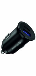 Swissten cl adaptér power delivery usb-c + quick charge 3.0 36w metal černý