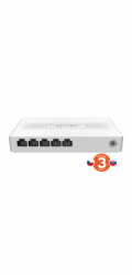 Tenda SM105 - 5x Multi-Gigabit 2.5G Ethernet Switch, 100/1000/2500 Mb/s, 25Gb/s, fanless