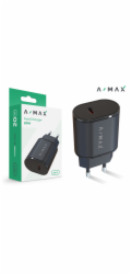 Aligator síťová nabíječka A-MAX PD 20W USB-C černá