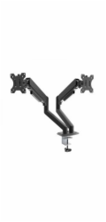 Akyga Dvojité rameno monitoru s plynovou pružinou AK-MB-06 Dvojitý stolní držák VESA 75x75 mm / 100x100 mm 15-32“