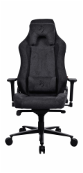 AROZZI herní židle VERNAZZA Soft Fabric Pure Black/ povrch Elastron/ černá
