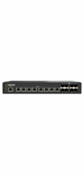 QNAP řízený průmyslový switch QSW-IM3216-8S8T: 16x 10G porty (8x 10Gb SFP+ a 8x 10Gb RJ-45)