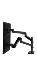 ERGOTRON LX Pro Dual Stacking Arm, stolní dvouramenný držák pro 2 monitry, černá