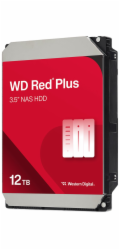 WD RED PLUS NAS WD120EFGX 12TB, SATA III 3.5", 512MB 7200RPM, 260MB/s, CMR