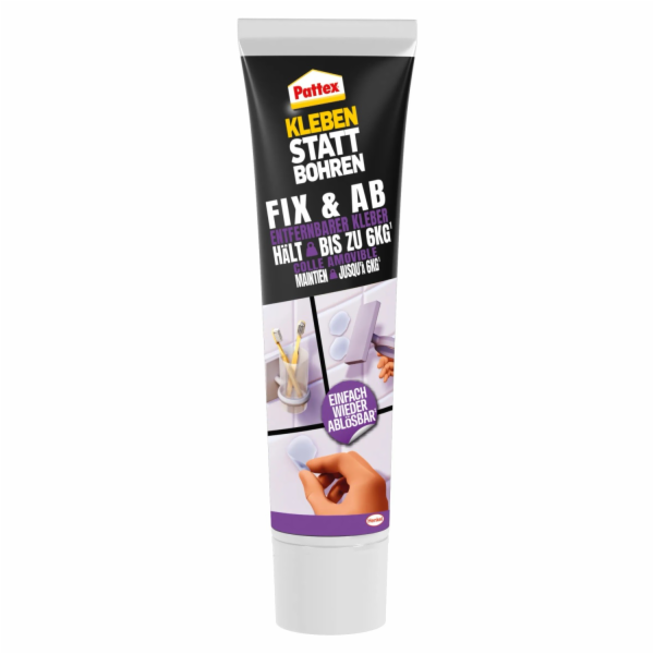 Montážní lepidlo Pattex místo vrtáku Fix & Ab 44 g tuba p...