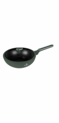 Pánev wok s poklicí a titanovým povrchem 28 cm Matte Green Collection BH-8159