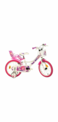 Dětské jízdní kolo Dino Bikes 16" Bílé s růžovým potiskem