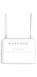 STRONG 4G LTE router 360/ Wi-Fi standard 802.11b/g/n/ 300 Mbit/s/ 2,4GHz/ 4x LAN/ 1x SIM slot/ 2 odnímatelné antény