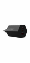 CANYON charger HEXAGON 65 GaN 65W 2xPD 1xQC EU Black