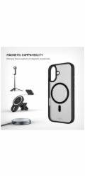 Zadní kryt FIXED MagMisty s podporou MagSafe pro Apple iPhone 17, černý