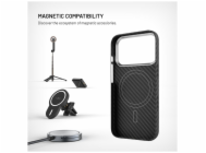 Aramidový zadní kryt FIXED MagVelar s podporou MagSafe pro Apple iPhone 17 Pro, černý