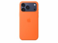 iPhone 17 Pro Max Silicone Case with MS – Orange