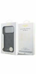 Guess 4G Charm MagSafe kryt iPhone 17 Pro Max šedý