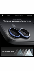 Spigen Glass tR EZ Fit Optik Pro 2 Pack, blue - iPhone 17