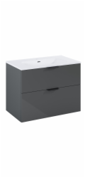 SKŘÍŇKA S UMYVADLEM EKOLINE 80 ANTRACIT