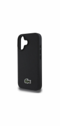 Lacoste LCHMP16MPVCK pevný kryt Iconic Petit Pique MagSafe pro iPhone 16 Plus 6.7" černé/černé