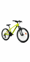 Dětské jízdní kolo Leader Fox SPIDER Chlapecké, 2026  24"/ 14" žluto zelené