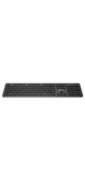 C-TECH klávesnice KB-115 bezdrátová 2.4Ghz USB, slim, CZ/SK, černá