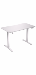 Endorfy herní stůl Atlas S electric Onyx White / 114x60cm / nosnost 50kg / el. nastavení výšky (72-118cm) / bílý