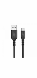 TB Silikonový kabel USB-USB C 50 cm, černý