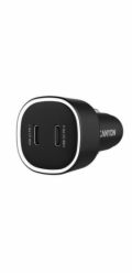 CANYON car charger OnDrive 60 PD 60W 2xUSB-C Black