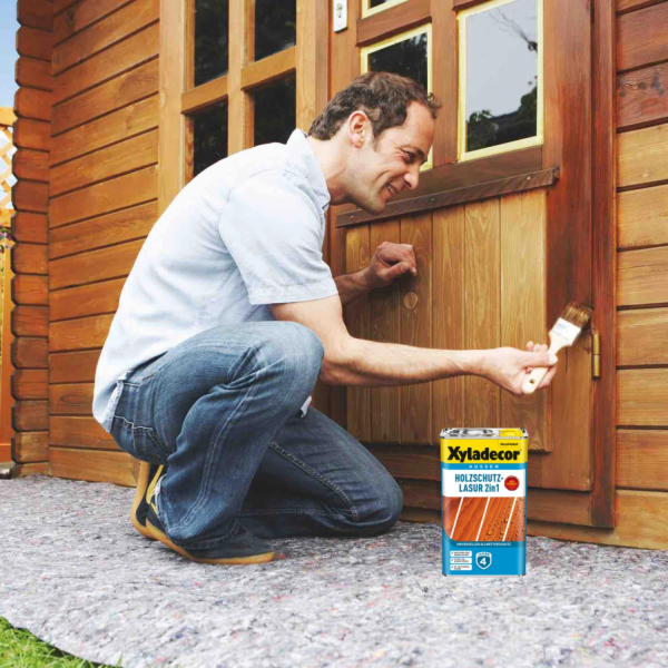 Xyladecor 2v1 mořidlo na dřevo, ořech matný, 4 l