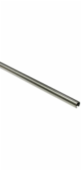 Gardinia Memphis záclonová tyč s vnitřní kolejnicí, nerezová ocel 16 mm, 120 cm