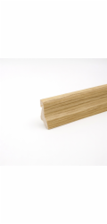 Soklová lišta Clipfix A dýhovaná světlý dub 22 x 40 x 2500 mm